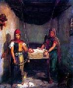 Arab or Arabic people and life. Orientalism oil paintings 311
